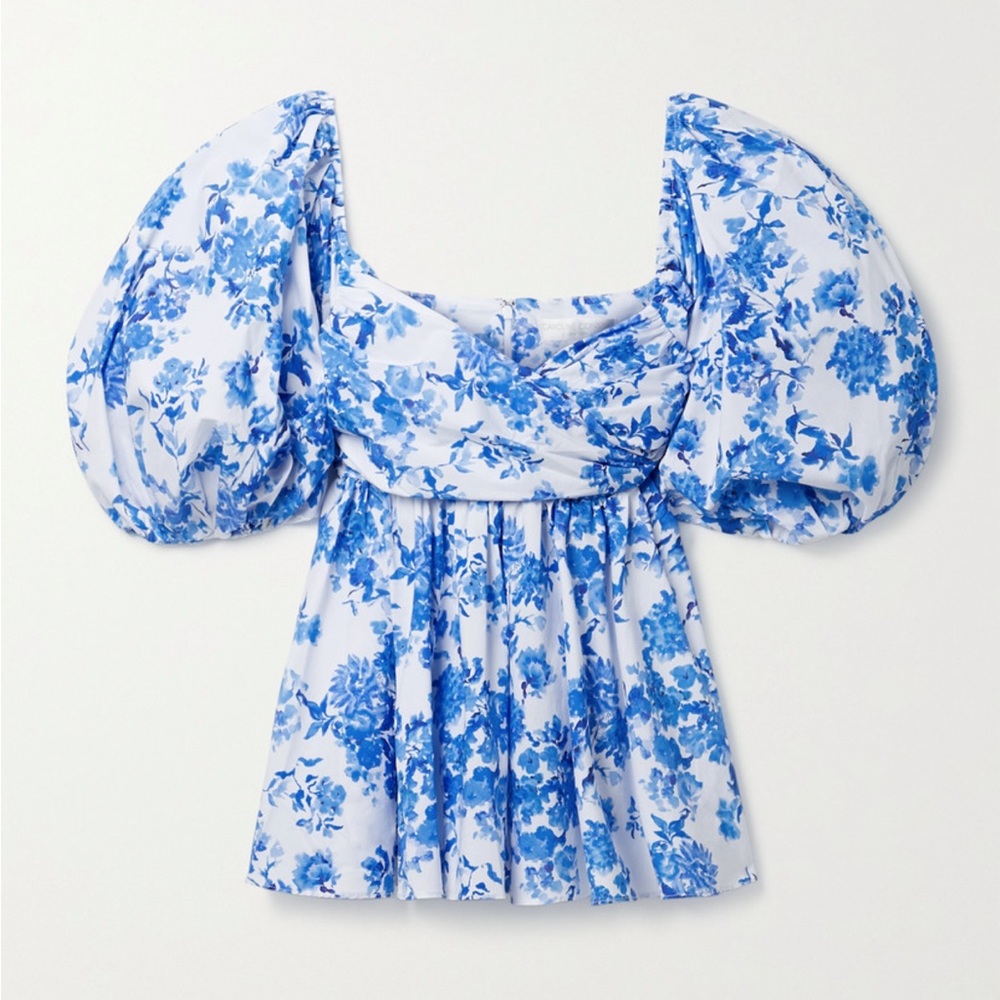 Caroline Constas Brie Poplin blouse